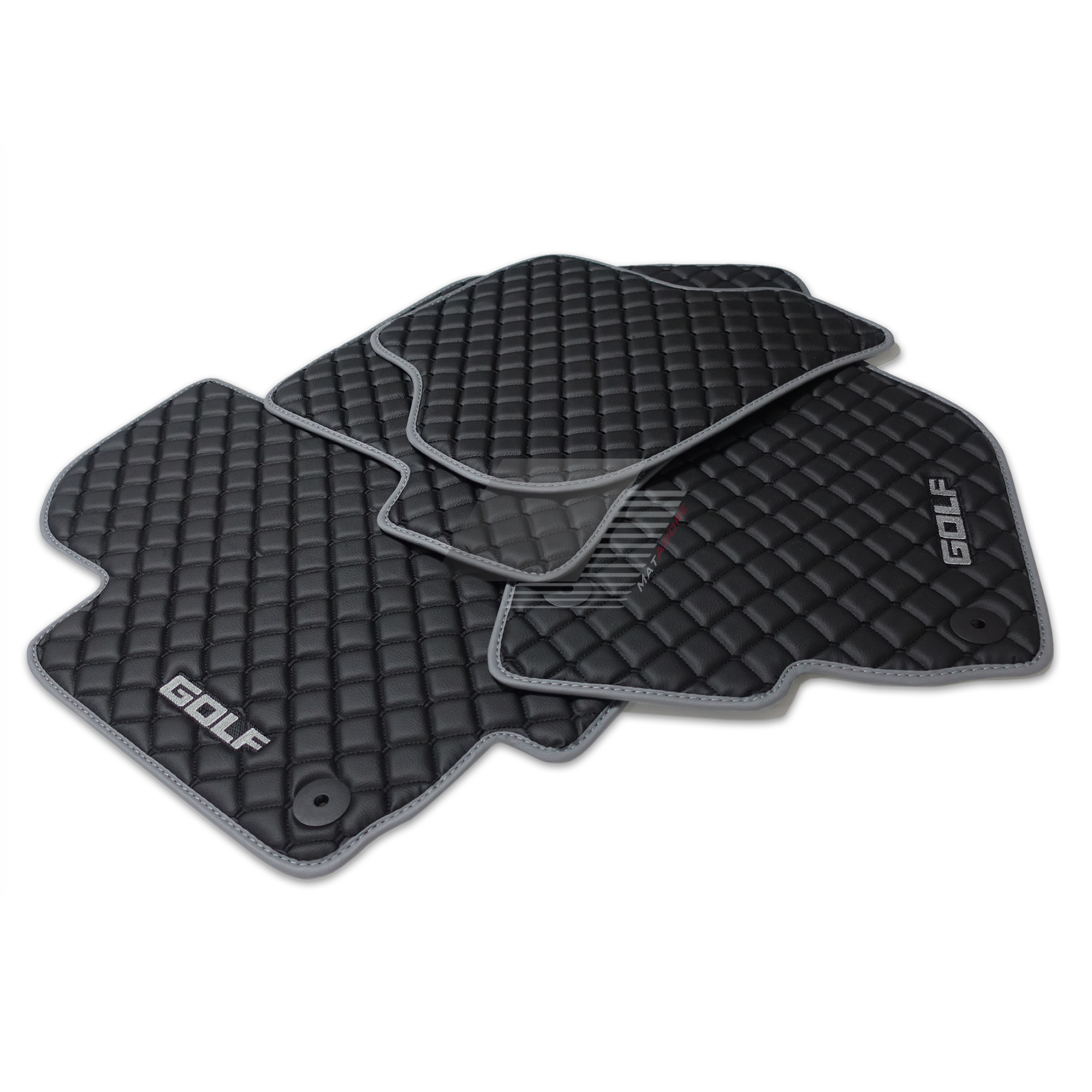 VW Golf 5 Plus Leather Floor Mats 2005 Onwards #GOLF